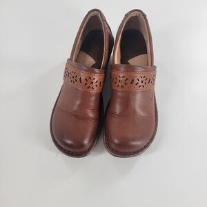 BOC Leather Brown‎ Clog Mules Size 9